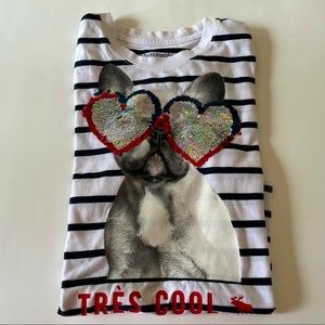 ⭐️Host Pick⭐️ 3/$25 Abercrombie Kids Tres Cool Bulldog Tee Size 11-12